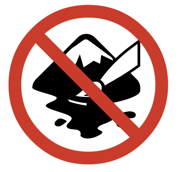 Rotes und Weißes Verbotsschild mit einem Messersymbol, das verbietet, Messer in der Gegend mitzuführen.